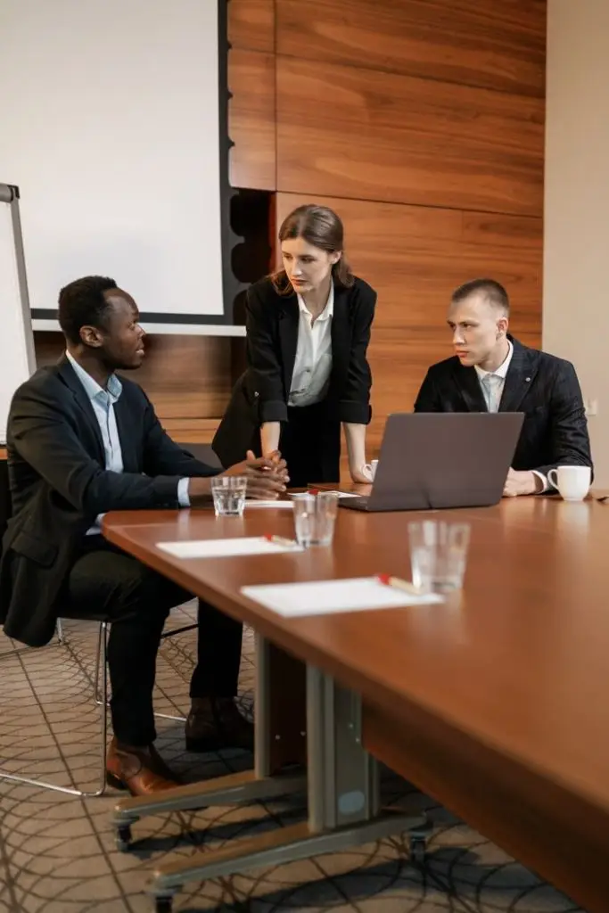 Demo Post 2 Professional team discussing projects in a modern office.